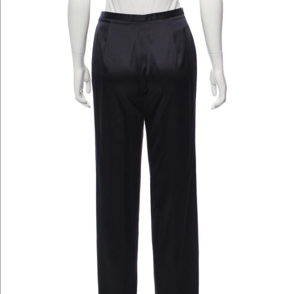 Giorgio Armani high rise satin pants - Picture 3 of 7
